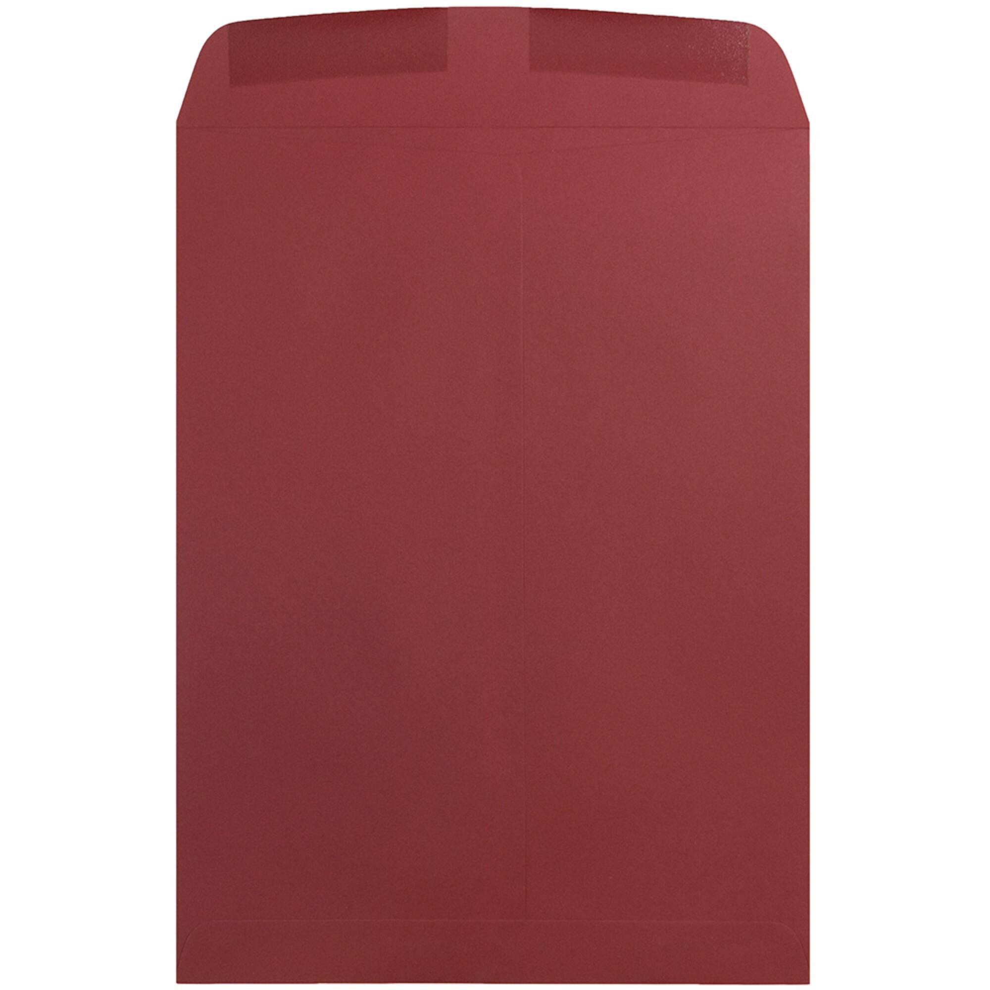 JAM Paper 10" x 13" Dark Red Open End Catalog Premium Envelopes